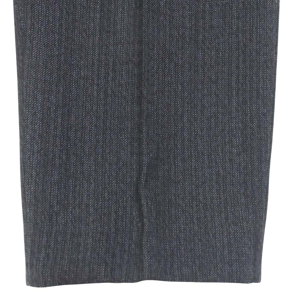 Yohji Yamamoto ヨウジヤマモト COSATUME'D HOMME コスチュームドオム ウール混 ストライプ 2タック パンツ 青黒系 S【中古】