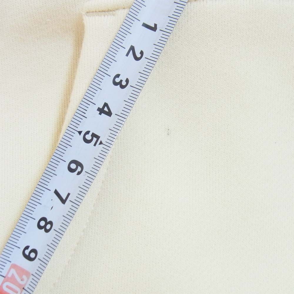 FEAR OF GOD フィアオブゴッド Essentials エッセンシャルズ フロント ロゴ パーカー オフホワイト系 XL【中古】