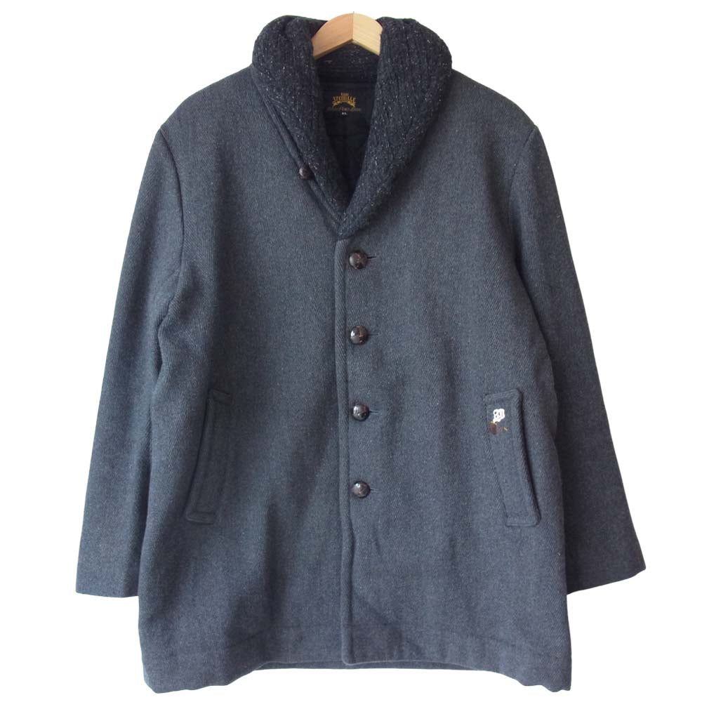 GANGSTERVILLE ギャングスタービル ショールカラー コート グレー系 XL