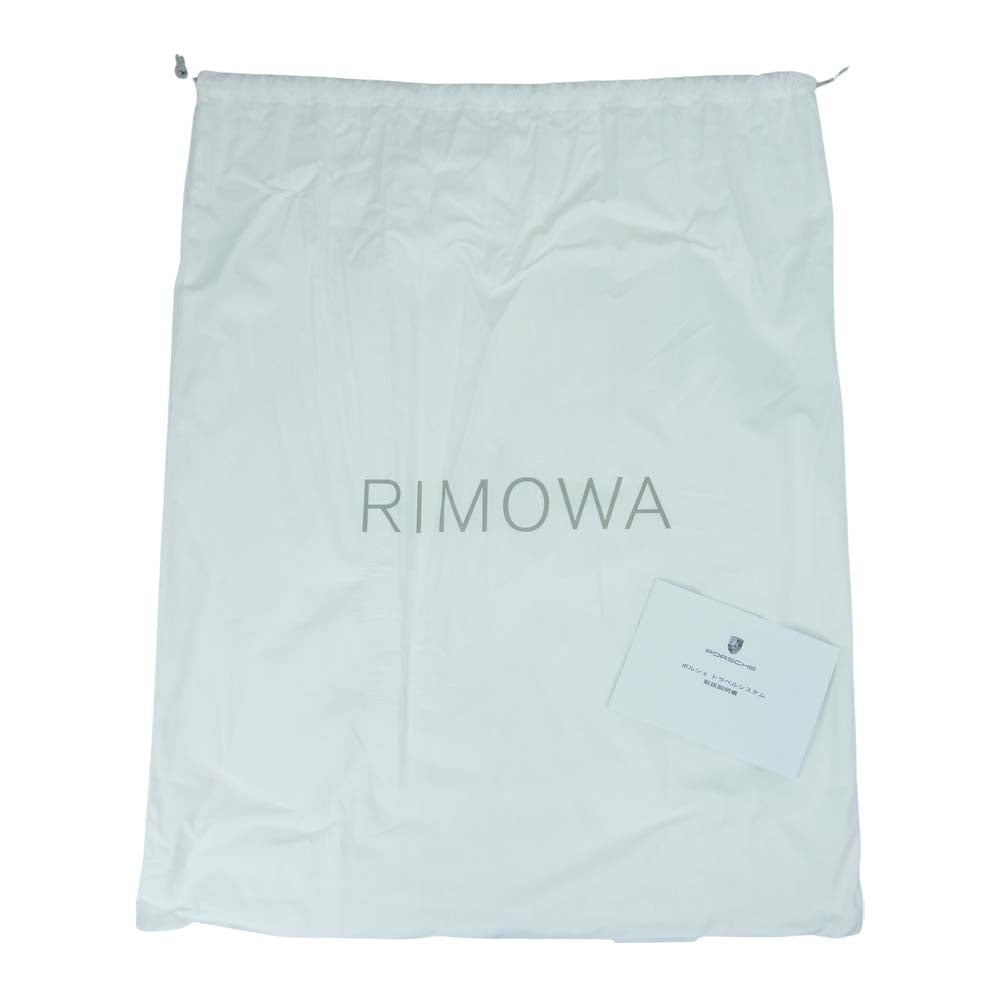 RIMOWA リモワ 8229058391 × PORSCHE ポルシェ 32L PTS Multiwheel 2.0M マルチホイール キャリーケース ホワイト系【新古品】【未使用】【中古】