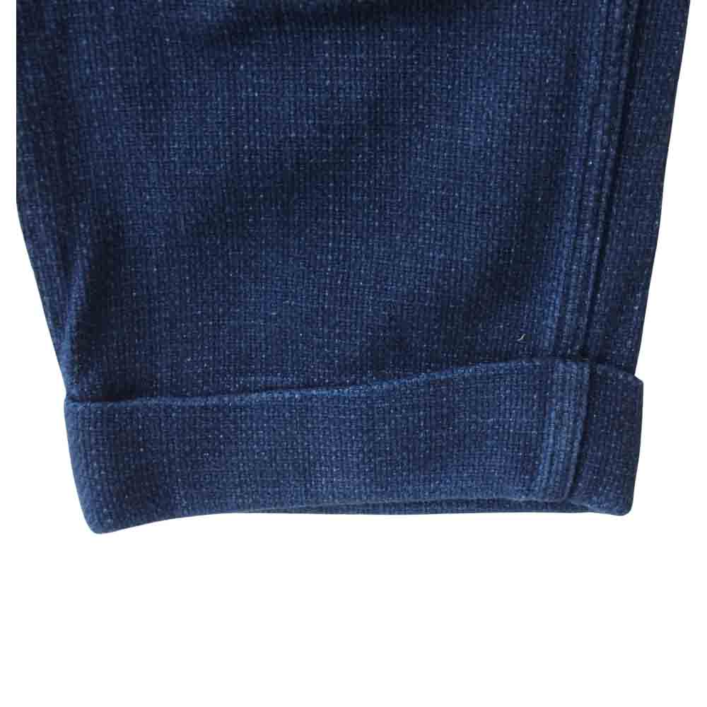 ティーエスエス Cropped Work Pants 刺し子 ドビークロス ワークパンツ ネイビー系 1【中古】