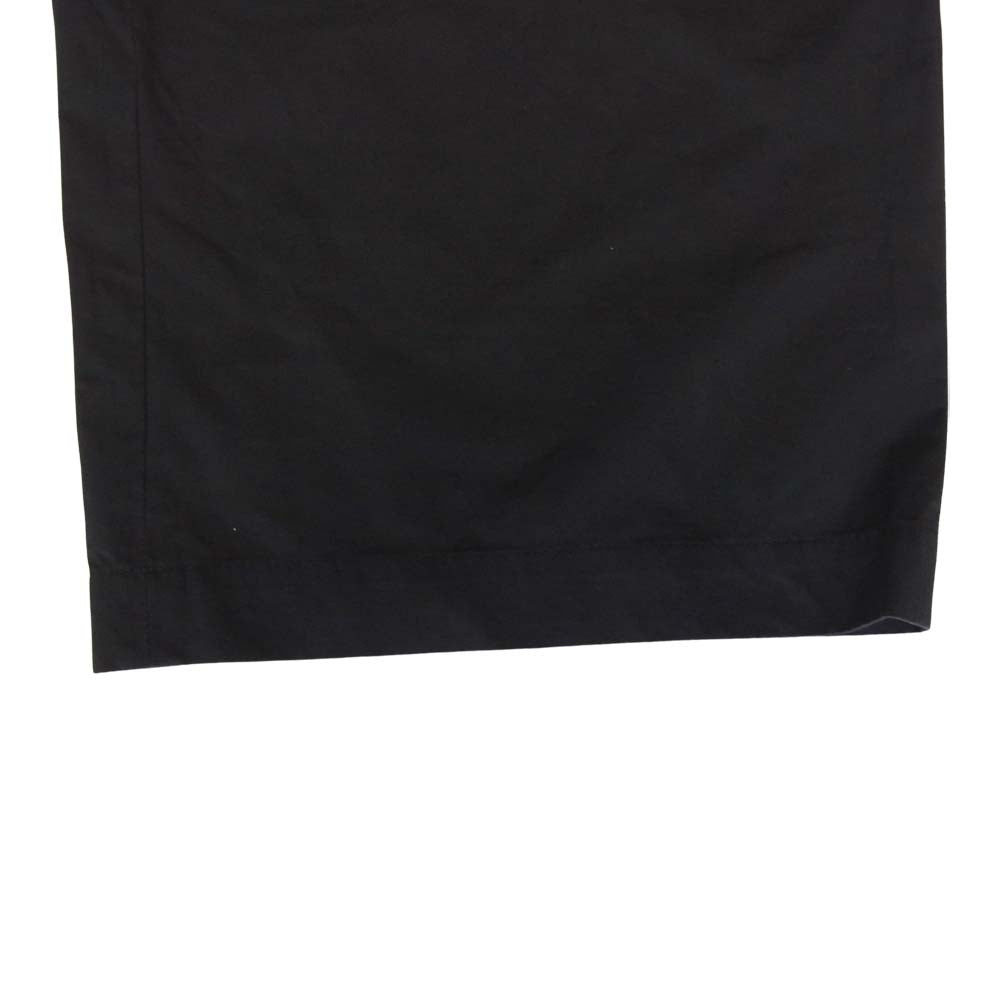 ディガウェル ポリナイロン コットン 混紡 ワイドパンツ ブラック系【中古】