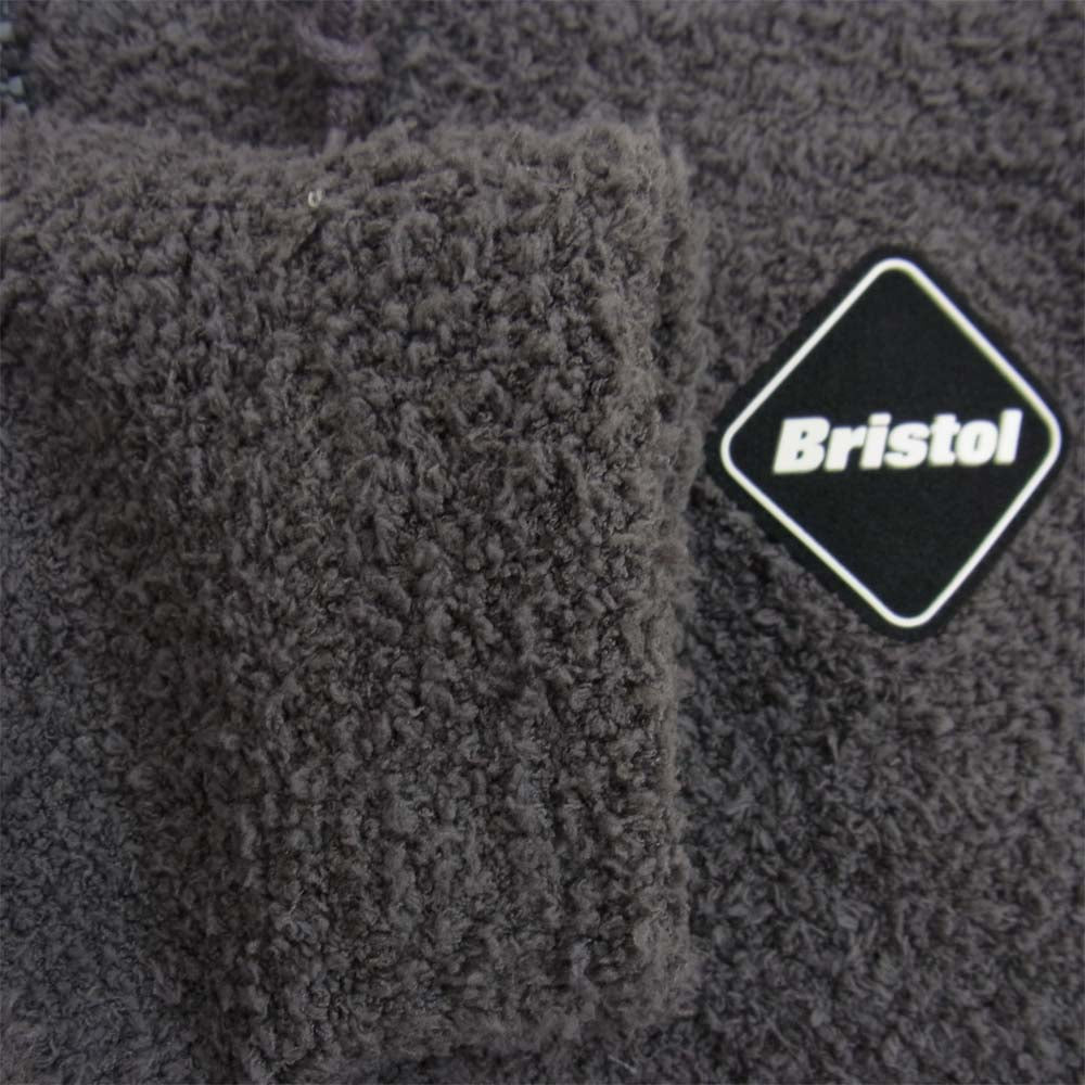 F.C.R.B. エフシーアールビー 21SS FCRB-210066 PILE ZIP UP HOODIE パイル ジップ パーカー グレー系 XL【中古】