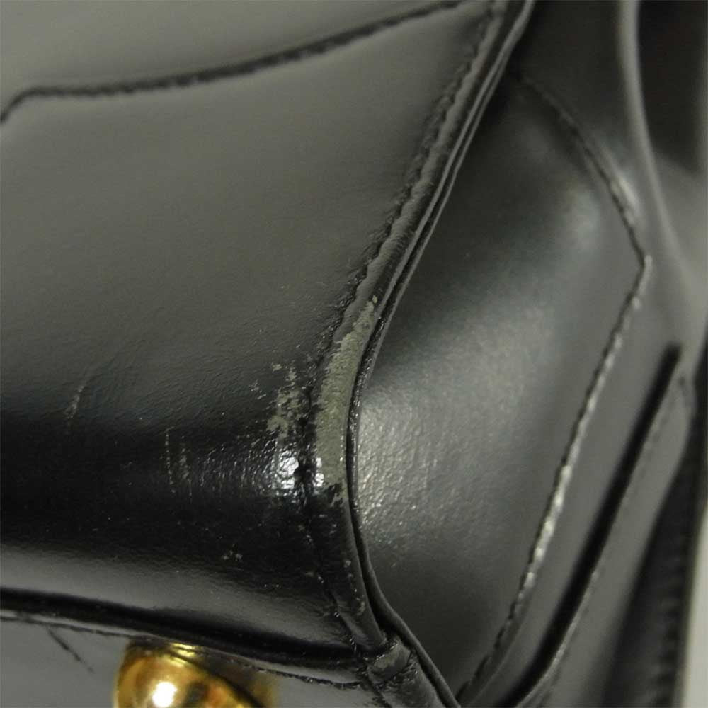 Vivienne Westwood ヴィヴィアンウエストウッド プレーン バッグ ブリーフケース ビジネスバッグ ブラック系【中古】