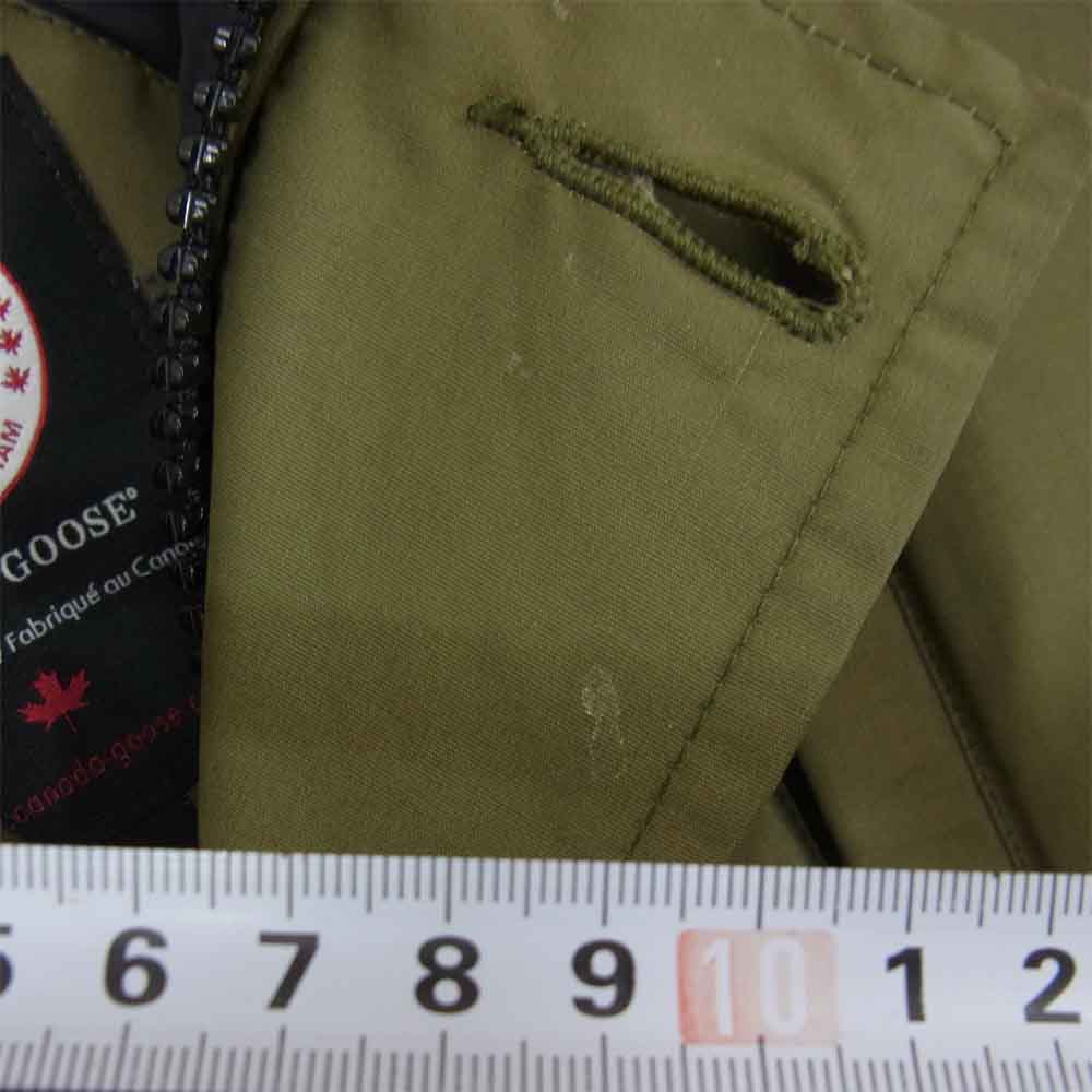 CANADA GOOSE カナダグース 3455JMB R 国内正規品 AMERICAN RAG CIE アメリカンラグシー 別注 KINGSTON キングストン ブラックラベル ダウン ジャケット カーキ系 S/P【中古】
