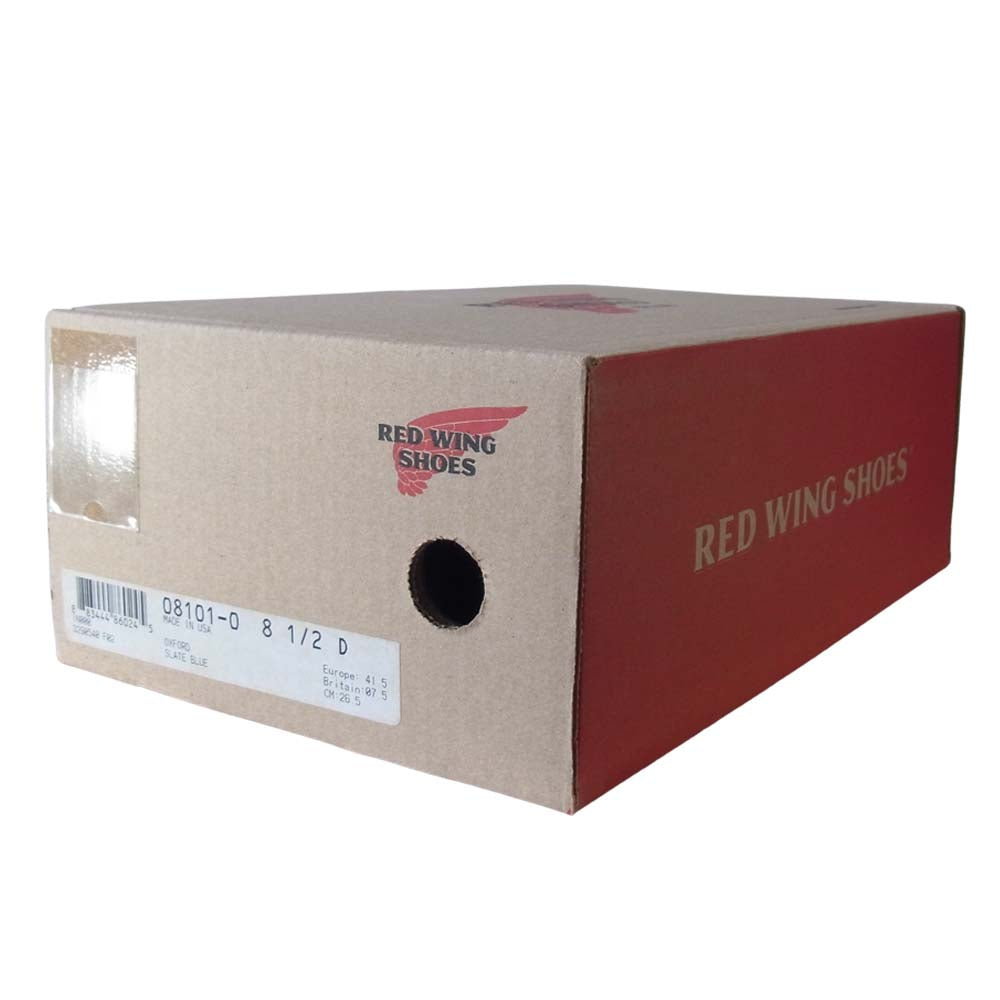 RED WING レッドウィング 8101 WORK OXFORD ワーク オックスフォード アイリッシュセッター SLATE BLUE 26.5【新古品】【未使用】【中古】