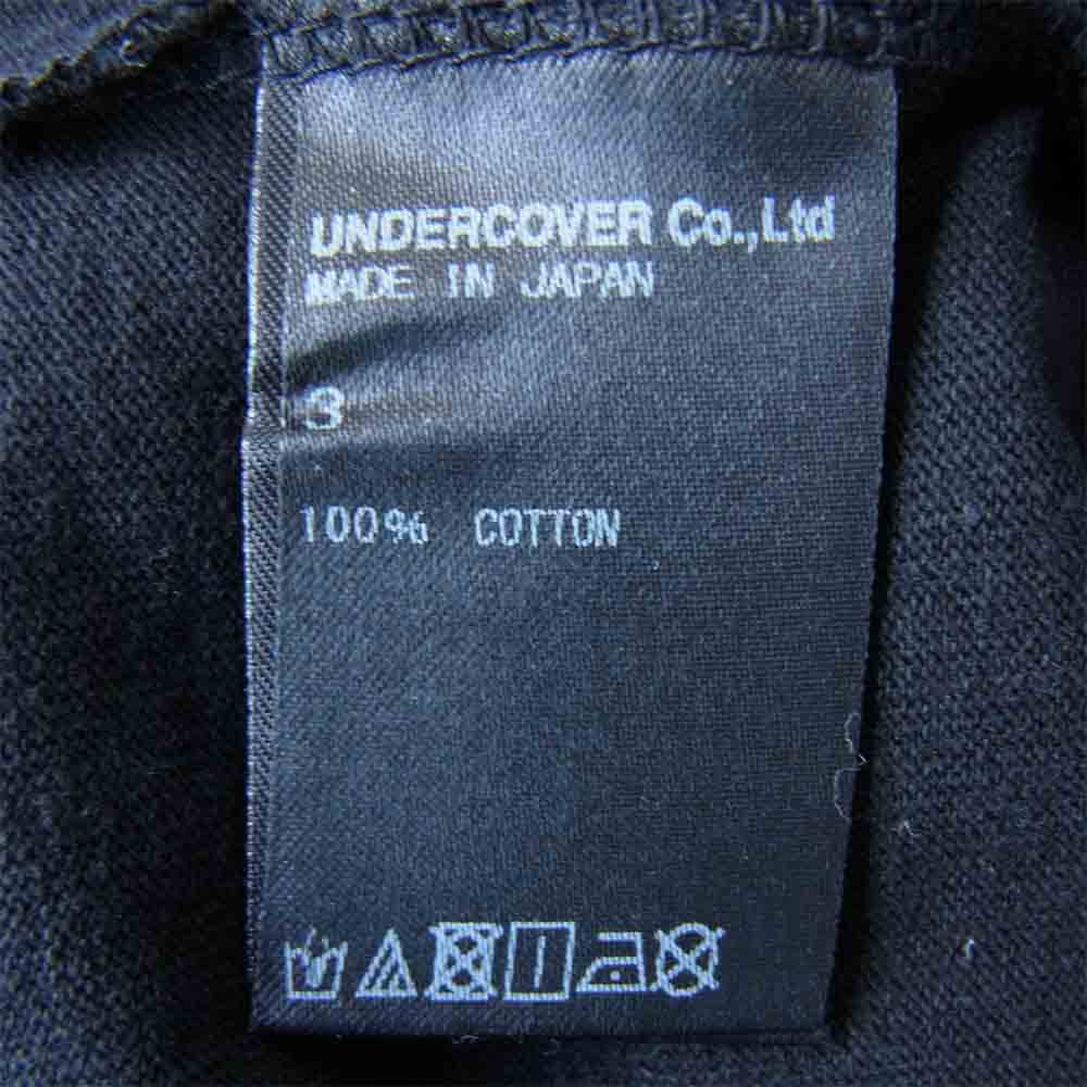 UNDERCOVER アンダーカバー UCY3805 FABLE プリント 半袖 Tシャツ ブラック系 3【極上美品】【中古】