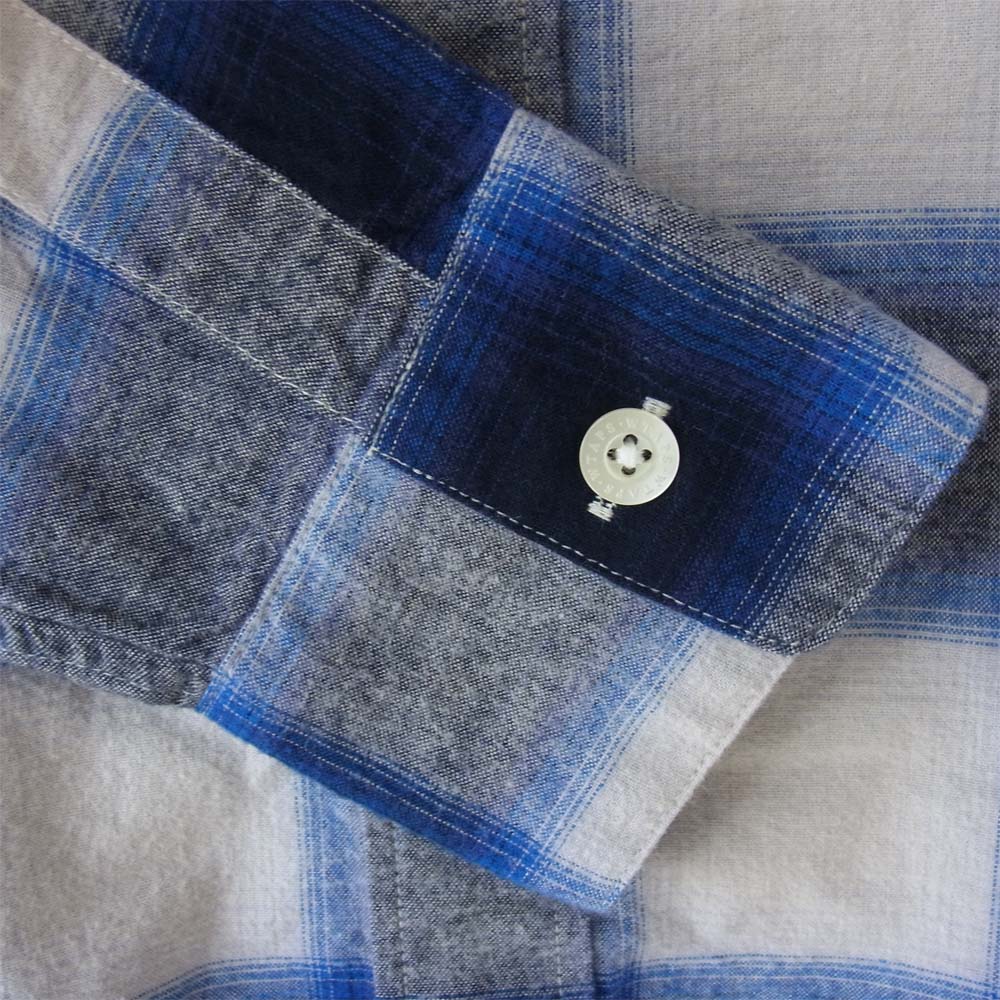 WTAPS ダブルタップス 15SS 151GWDT-SHM07 VATOS LS ロングスリーブ シャツ ブルー系 S【中古】