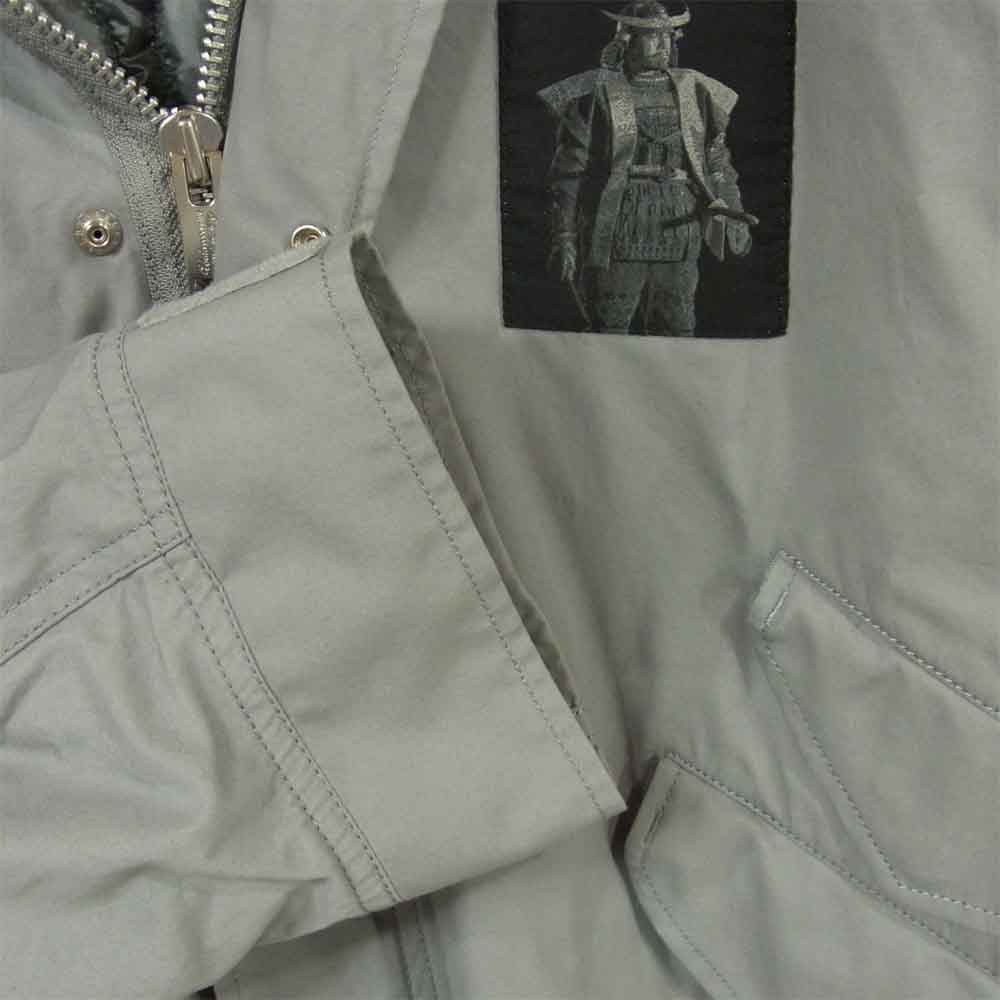 UNDERCOVER アンダーカバー 20AW UCZ4311 Black Patched & Embroidered Parka 蜘蛛巣城コラボ モッズ コート グレー系 2【極上美品】【中古】