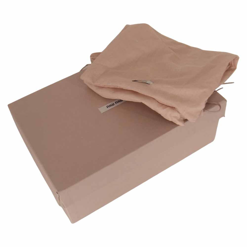 MIUMIU ミュウミュウ ラインストーン パンプス マルチカラー系 37 1/2【中古】