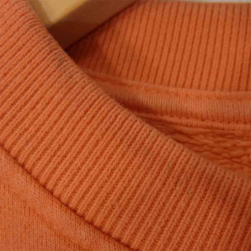 OFF-WHITE オフホワイト 国内正規品 ヴィーロン VLONE Every Living Creative Dies Alone Sweat 袖プリントバックプリントスウェット オレンジ系 S【中古】
