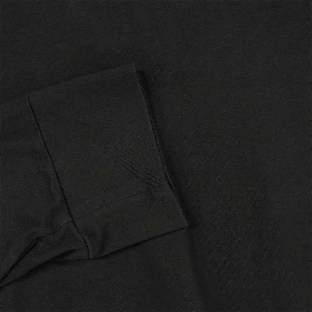 MONCLER モンクレール 20SS 8D70020 MAGLIA T-SHIRT クルーネック 長袖 Tシャツ ブラック系 ホワイト系 L【美品】【中古】