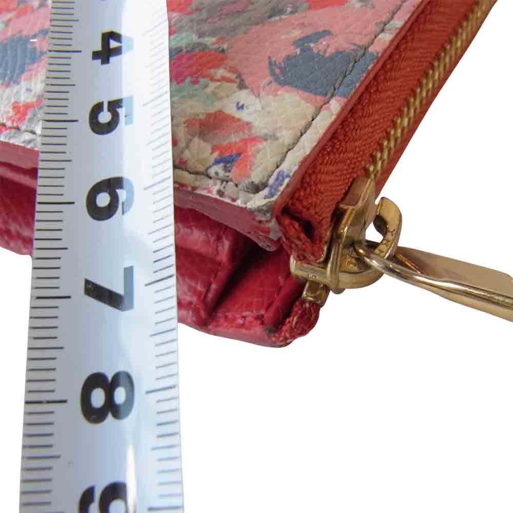 Furla フルラ ハート L字ファスナー 長財布 マルチカラー系【中古】