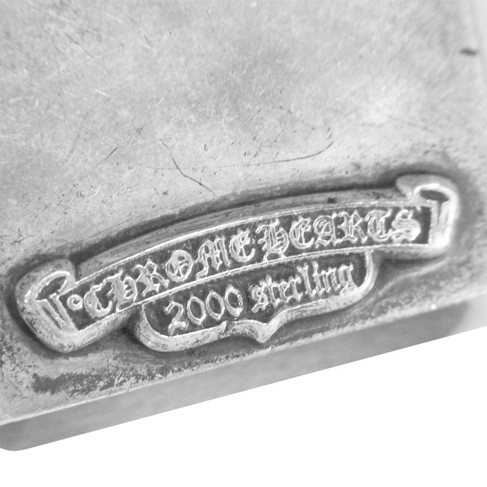 CHROME HEARTS クロムハーツ(原本無) LA限定 スモール CHクロス Zippo ジッポ ライター シルバー系【中古】