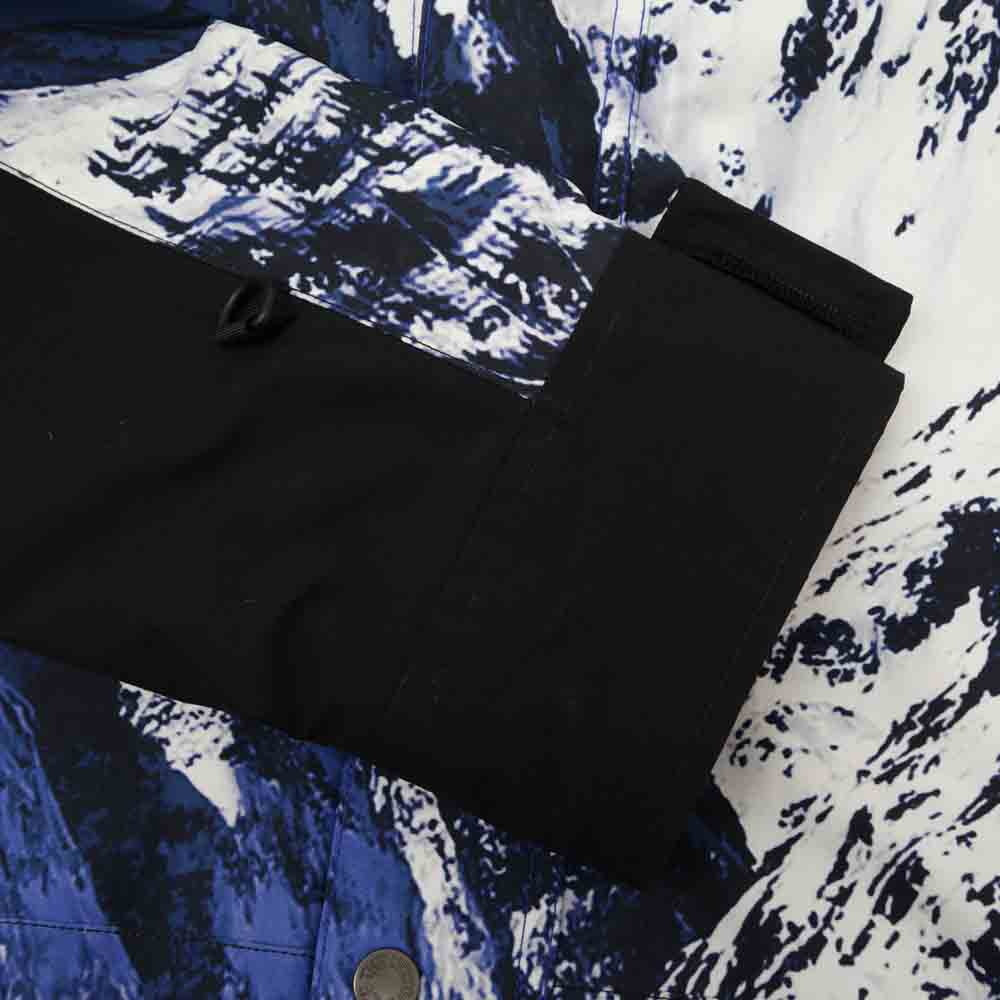 Supreme シュプリーム ×THE NORTH FACE ノースフェイス 17AW Mountain Parka 雪山 マウンテン パーカー ジャケット ブルー系 柄 L【中古】