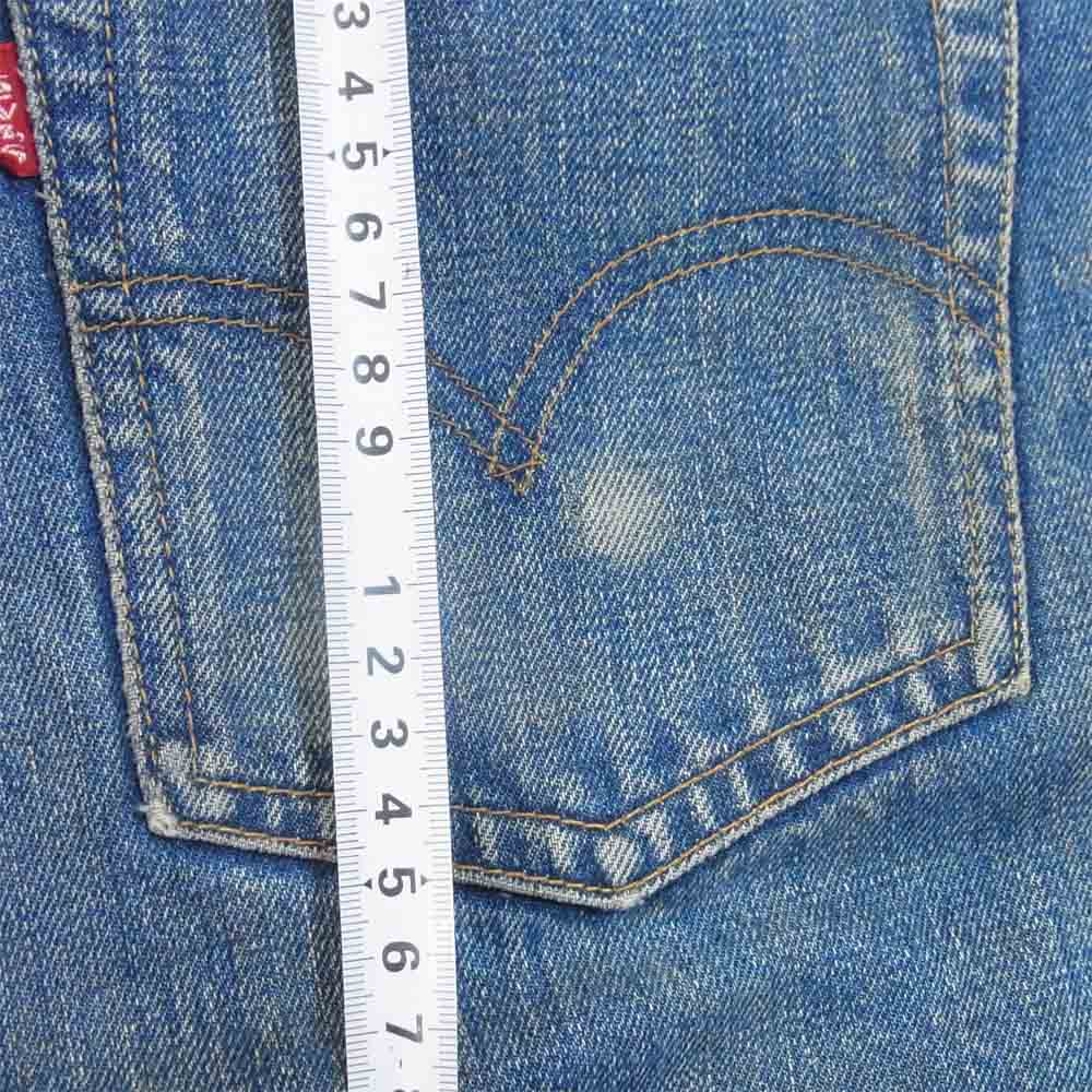 Levi's リーバイス オリジナル ヴィンテージ 505 スモールe 66前期 ボタン裏8 赤ミミ インディゴブルー系 31【中古】