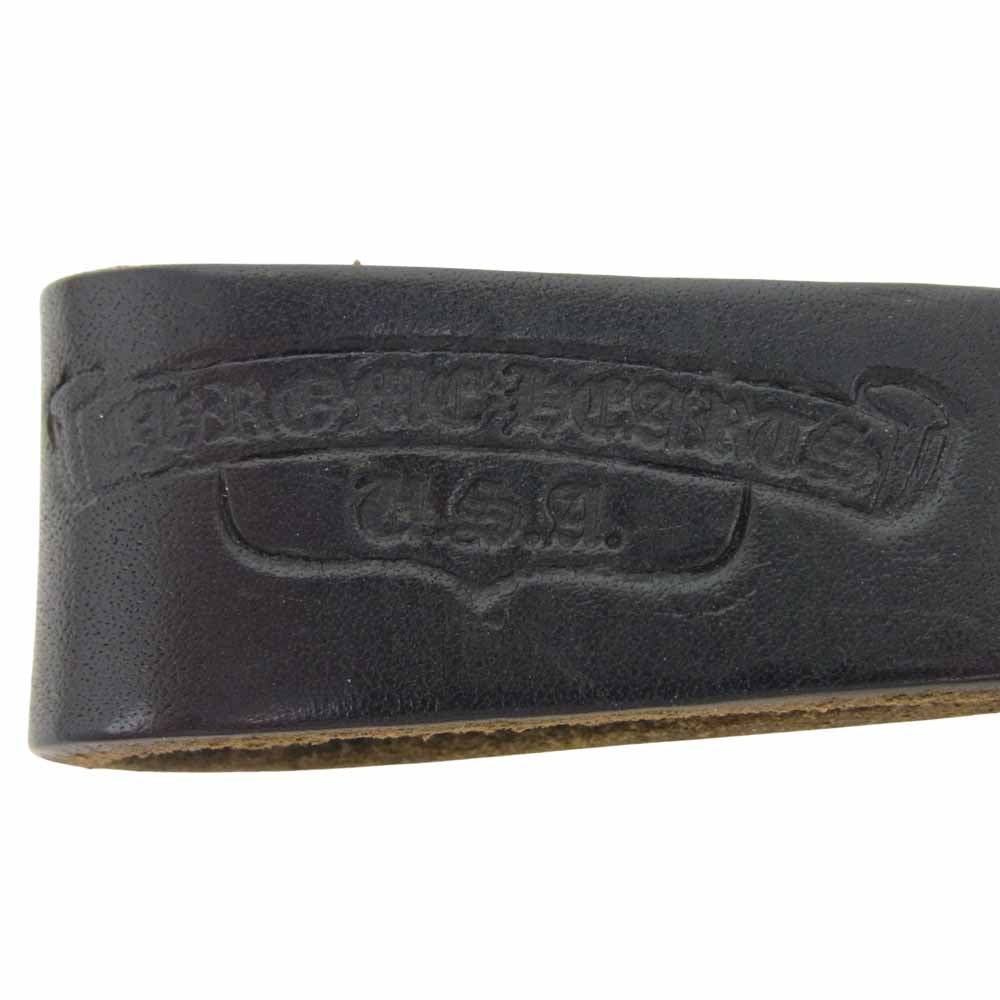 CHROME HEARTS クロムハーツ(原本無) BELT LOOP D RING クロスボール ベルトループ ブラック系【中古】