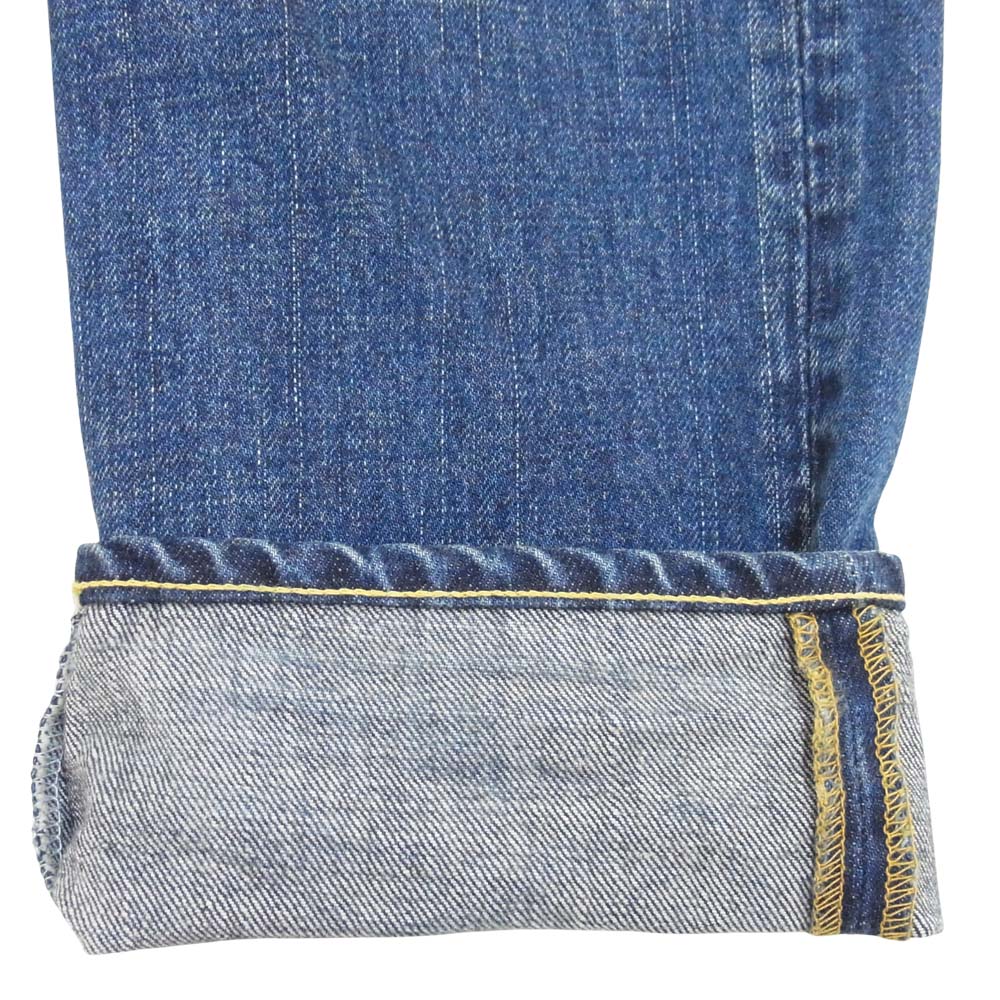 VISVIM ビズビム 17SS 0118205005032 SOCIAL SCULPTURE 04 DAMAGED-16 ダメージ加工 デニムパンツ インディゴブルー系 34【極上美品】【中古】