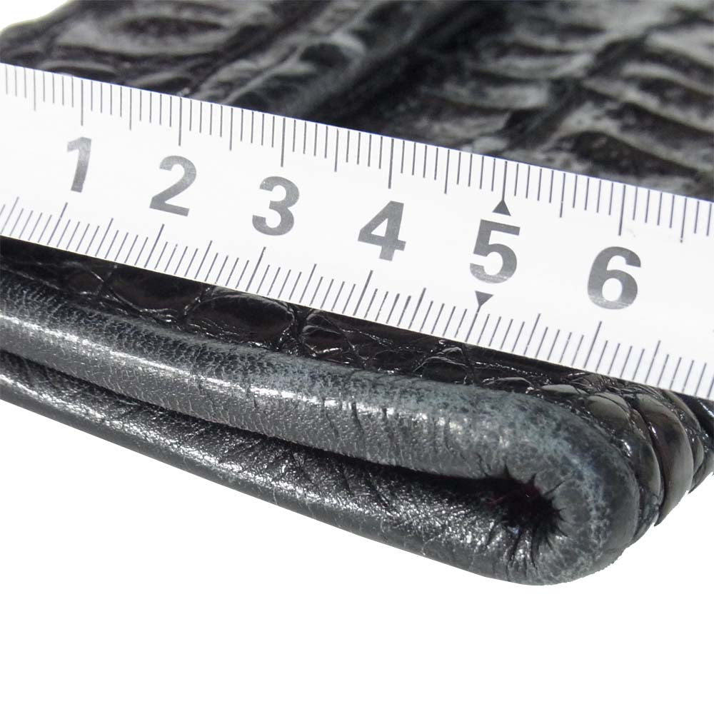 TRAVIS WALKER トラヴィスワーカー Large 3 Fold Wallet ラージ 3ホールド ウォレット カスタム 財布 ブラック系【中古】