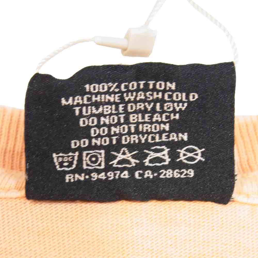 STUSSY ステューシー × UNION TOKYO オープン1周年記念 Tシャツ オレンジ系 M【新古品】【未使用】【中古】