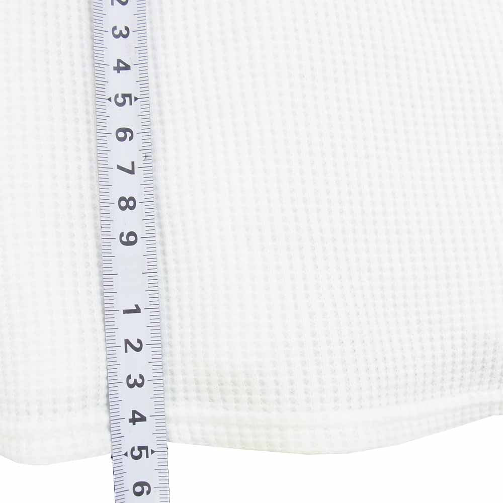VISVIM ビズビム 12SS 0112105010068 CURTA WAFFLE HENLEY L/S 長袖 Tシャツ ホワイト系 2【中古】