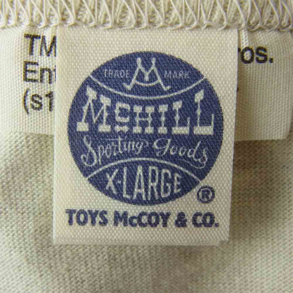 TOY'S McCOY トイズマッコイ TMC1406 WARNER BROS. ROD & GUN CLUB ミニタリー Tシャツ ベージュ系 XL【美品】【中古】