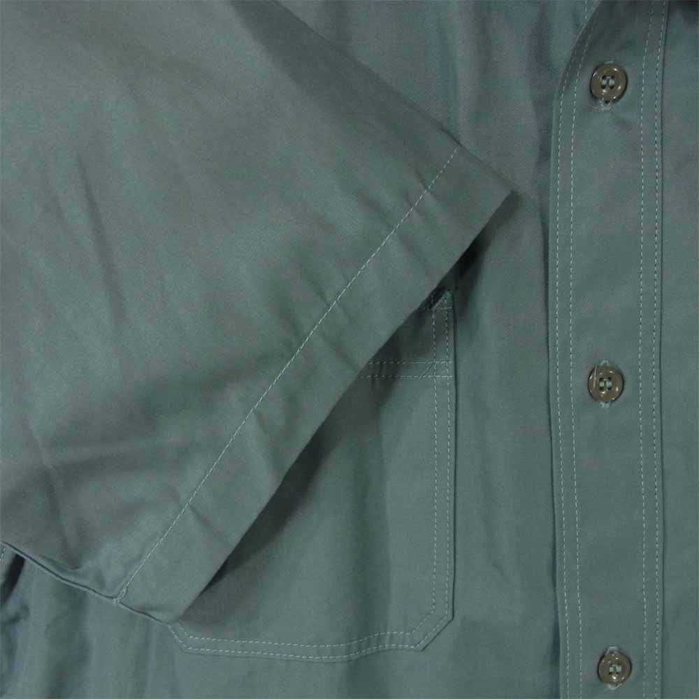 ジョーマッコイ 333S 8 HOUR UNION BUCO サービスマン ワーク 半袖 シャツ ブルー系 17【美品】【中古】