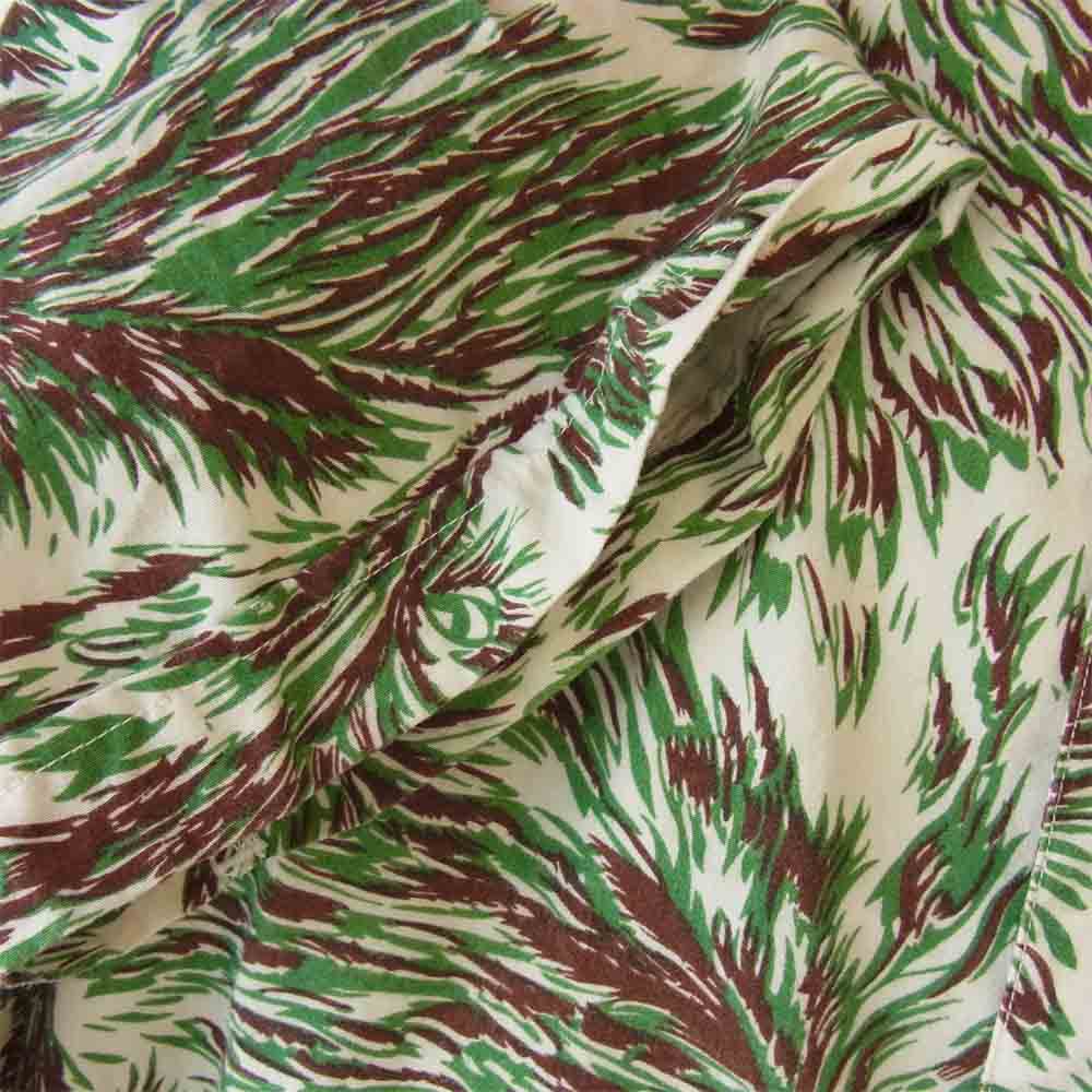 TENDERLOIN テンダーロイン T-RAYON SHT WOLF レーヨン ウルフ ショールカラー 半袖 シャツ マルチカラー系 M【中古】