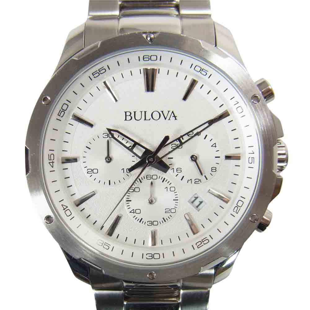 BULOVA ブローバ 96B335 クロノグラフ ステンレス ウォッチ 時計 