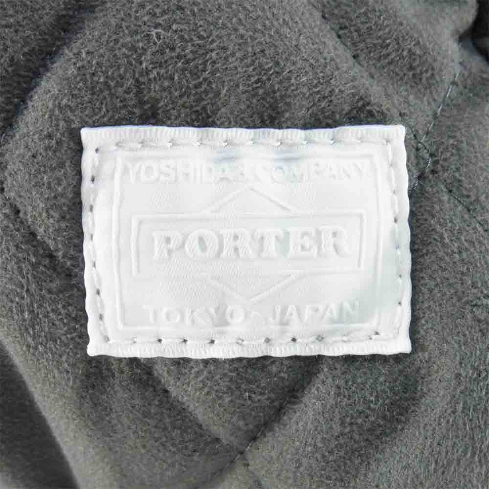 PORTER ポーター × SNUFF スナッフ キルティング バッグ ハンド バッグ 日本製 グレー系【中古】