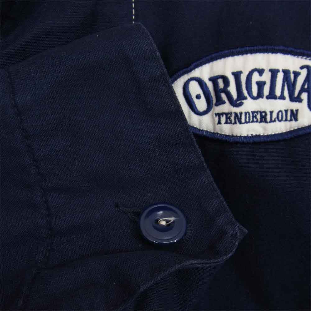 TENDERLOIN テンダーロイン T-DUCK COVERALL ダック カバーオール 裏地 ブランケット ジャケット ネイビー系 XS【中古】