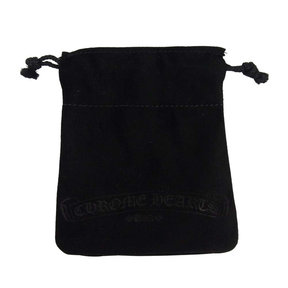 CHROME HEARTS クロムハーツ(原本有) TNY E CRS F P/DIA PLS タイニーファットクロス タイニーE パヴェダイヤ ネックレス シルバー系【中古】