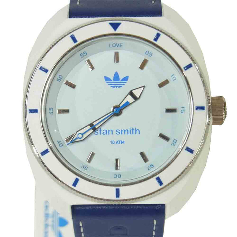 adidas アディダス ADH9087 STAN SMITH 腕時計 ホワイト系 ブルー系【新古品】【未使用】【中古】