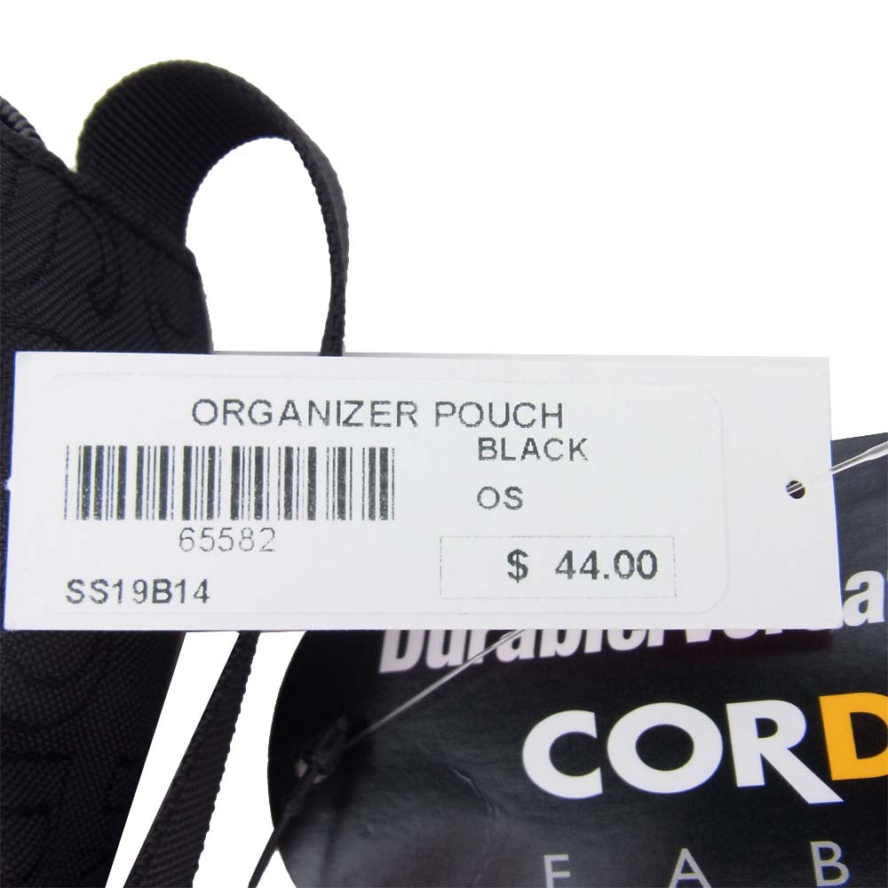 Supreme シュプリーム 19SS Organizer Pouch オーガナイザー ポーチ ブラック系【新古品】【未使用】【中古】