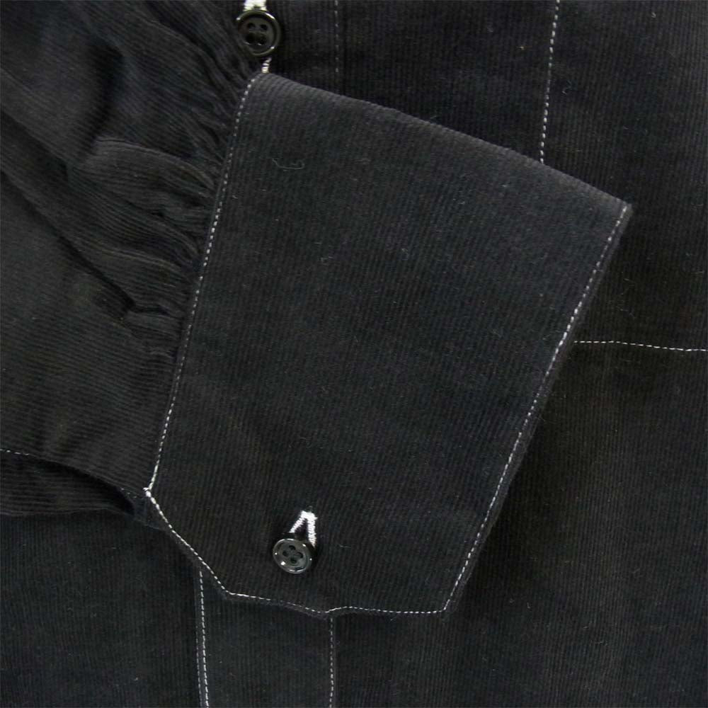 ヒューミス M-SH1201A DEFORMATION COVERALL SHIRT カバーオール シャツ ブラック系 M【新古品】【未使用】【中古】