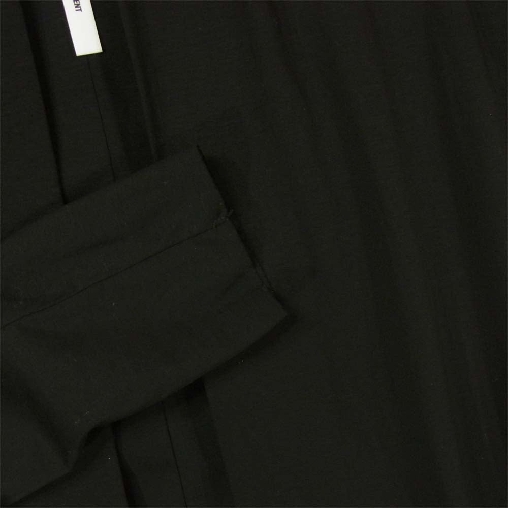 ATTACHMENT アタッチメント 20SS AC01-225 High gauge smooth silket Long stall cardigan ハイゲージ スムース シルケット ロングストール カーディガン ブラック系 1【美品】【中古】