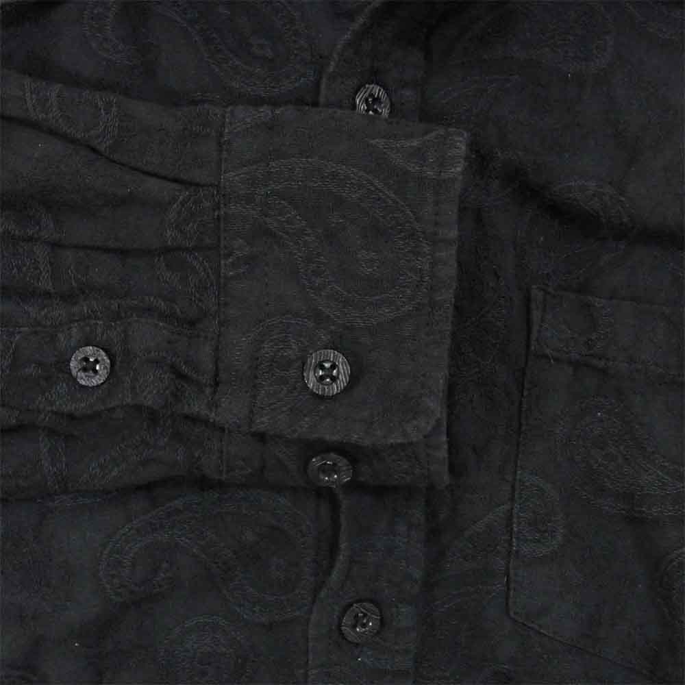GANGSTERVILLE ギャングスタービル GSV-16-SS-24 PAISLEY SHIRTS ペイズリー柄 ジャガード シャツ ブラック系 M【中古】