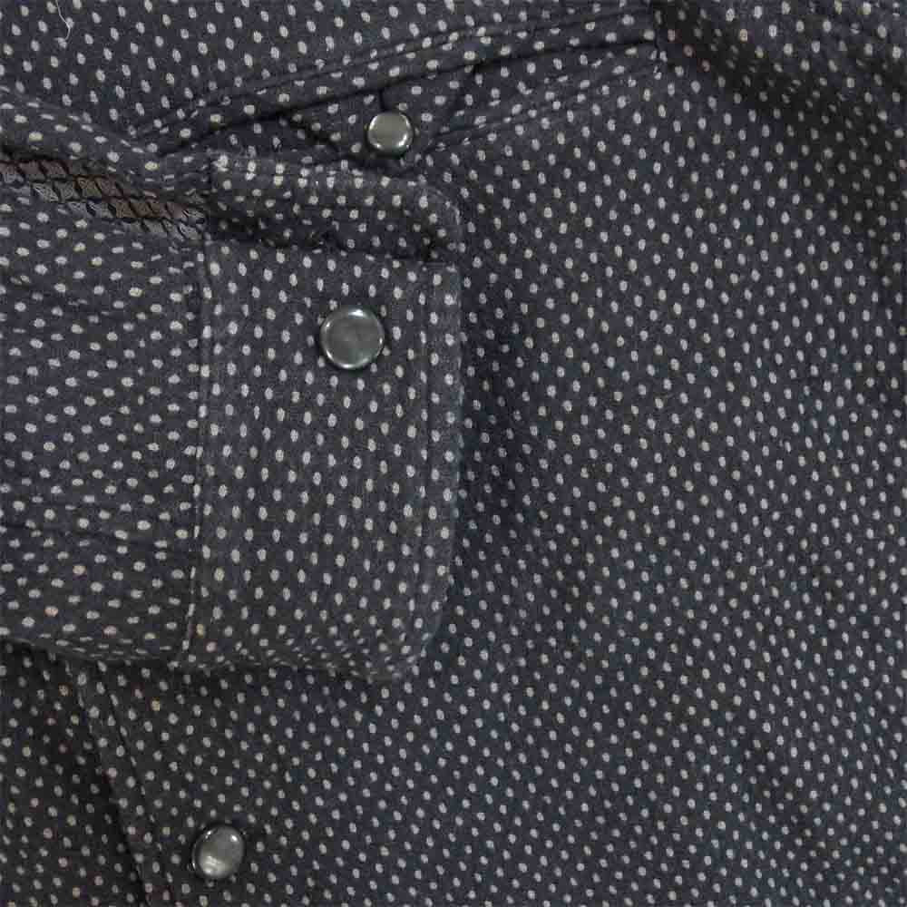 GANGSTERVILLE ギャングスタービル GSV-13-AW-33 GV ITALIAN SHIRTS イタリアンカラー シャツ ダークネイビー系 M【中古】