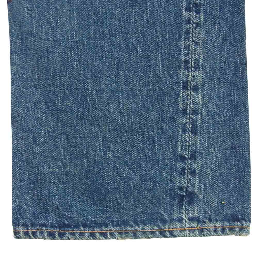 GLADHAND & Co. グラッドハンド GH0105HP FULL COUNT フルカウント 13.7oz LOOSE STRAIGHT ハンドペイント デニム パンツ インディゴブルー系 W32 L32【新古品】【未使用】【中古】