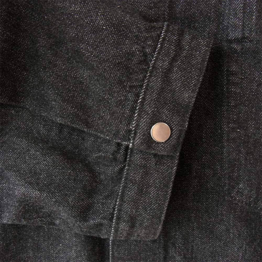 bukht ブフト BE-31503 BIG G-JAN 13oz selvage denim ビッグ ジージャン ワイドシルエット デニムジャケット ブラック系 S【美品】【中古】
