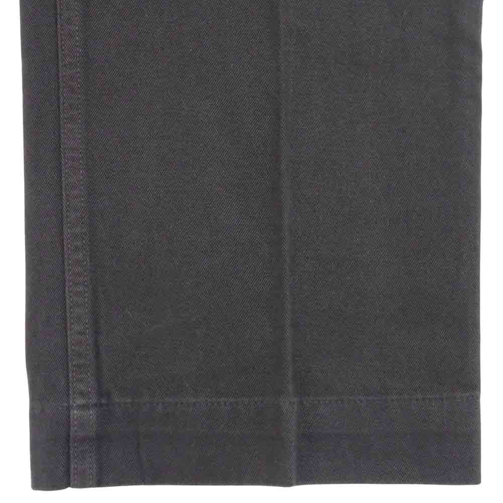 VISVIM ビズビム 0117105008002 HIGH WATER CHINO GIZA シンチバック ギザ コットン チノ パンツ チャコール系 4【中古】