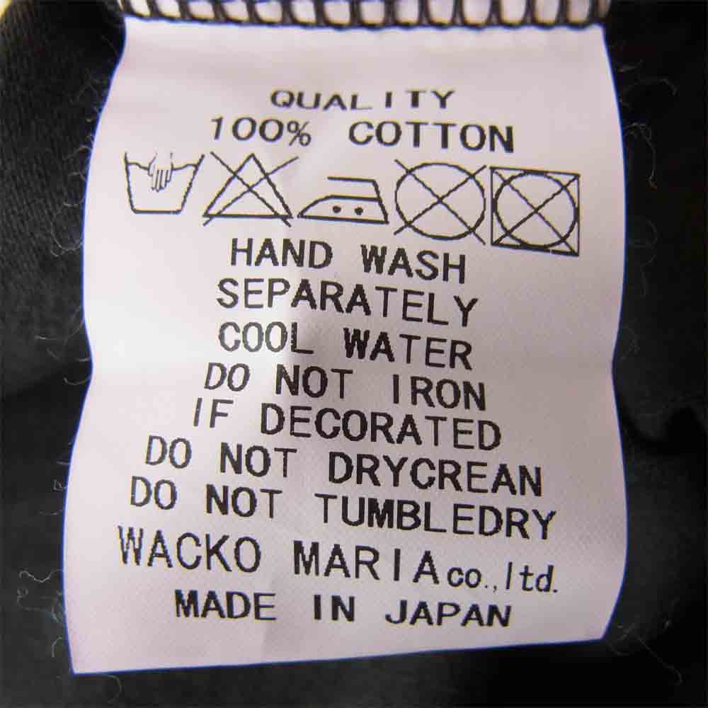 WACKO MARIA ワコマリア VINCENT TEE ヴィンセント 半袖 Tシャツ ブラック系 L【中古】