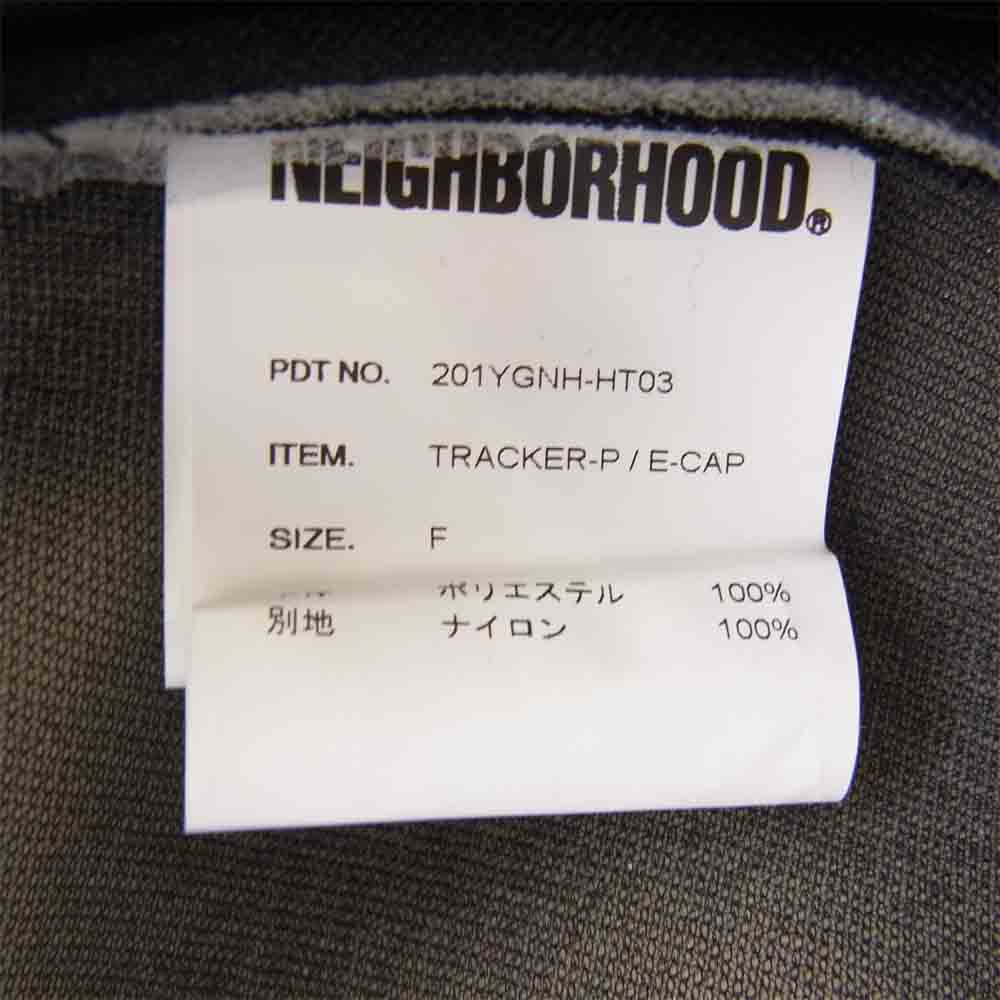 NEIGHBORHOOD ネイバーフッド 20SS 201YGNH-HT03 TRACKER-P/ E-CAP トラッカー キャップ ブラック系 F【中古】