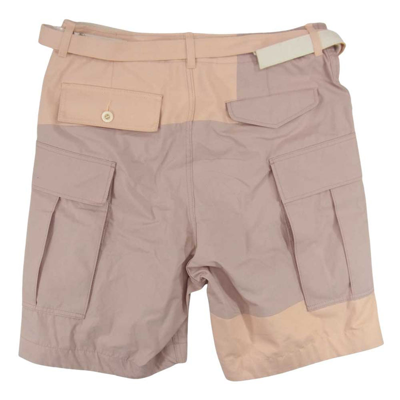 Sacai サカイ 21-02506M Cotton Nylon Oxford Shorts コットン