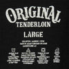TENDERLOIN テンダーロイン 19SS T-TEE WH プリント 半袖 Tシャツ コットン 日本製 ブラック系 L【中古】