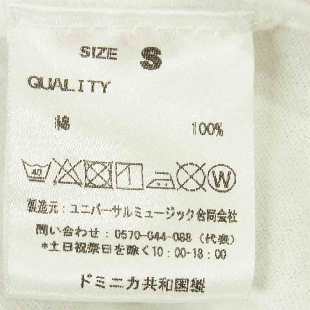 READY MADE レディメイド ABOUT BILLIE EILISH ビリーアイリッシュ 半袖 Tシャツ ドミニカ共和国製 ホワイト系 S【中古】