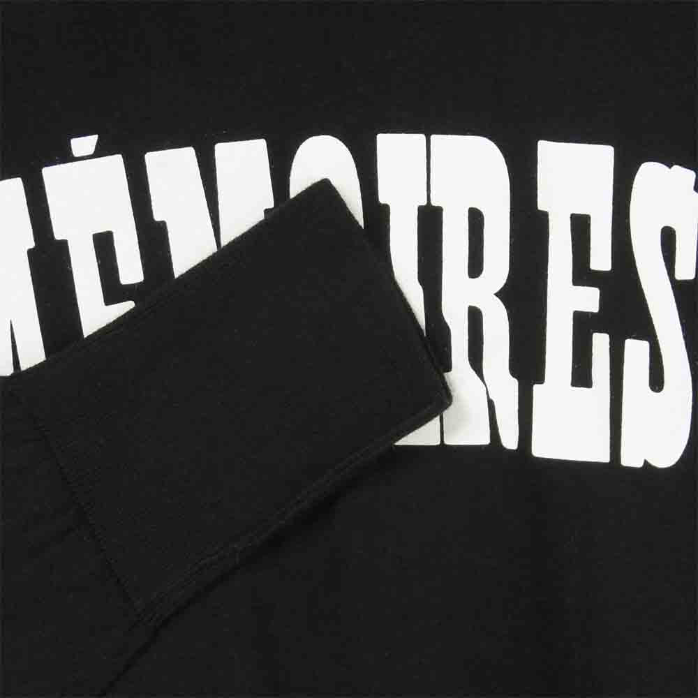 uniform experiment ユニフォームエクスペリメント 21SS UE-210014 ASGER JORN MEMOIRES CREWNECK KNIT クルー ネック ニット ブラック系 1【中古】