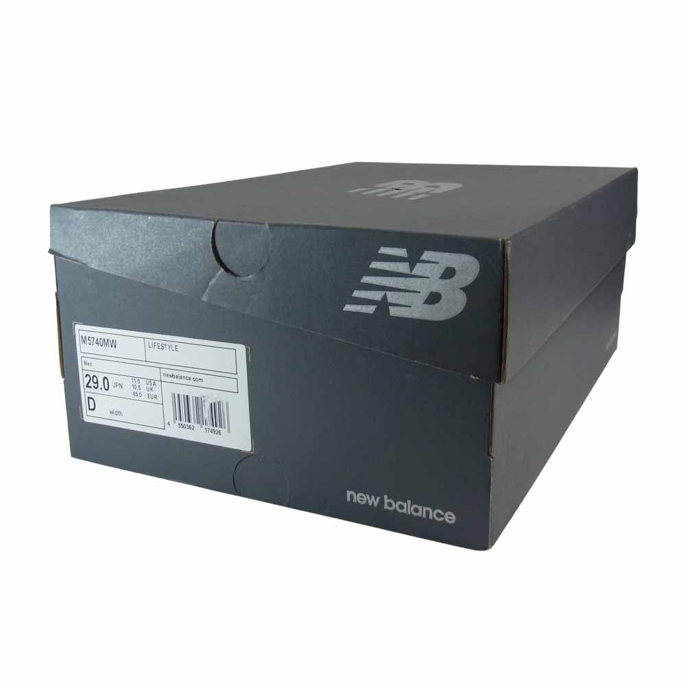 NEW BALANCE ニューバランス M5740MW WHIZLIMITED mita sneakers ウィズリミテッド ミタスニーカーズ ローカット スニーカー マルチカラー系 29【極上美品】【中古】