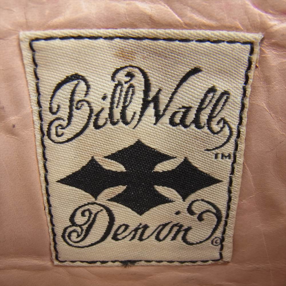 BILL WALL LEATHER ビルウォールレザー チェリーブロッサム カスタム レザー ウォレット 桜 ブラック系【中古】