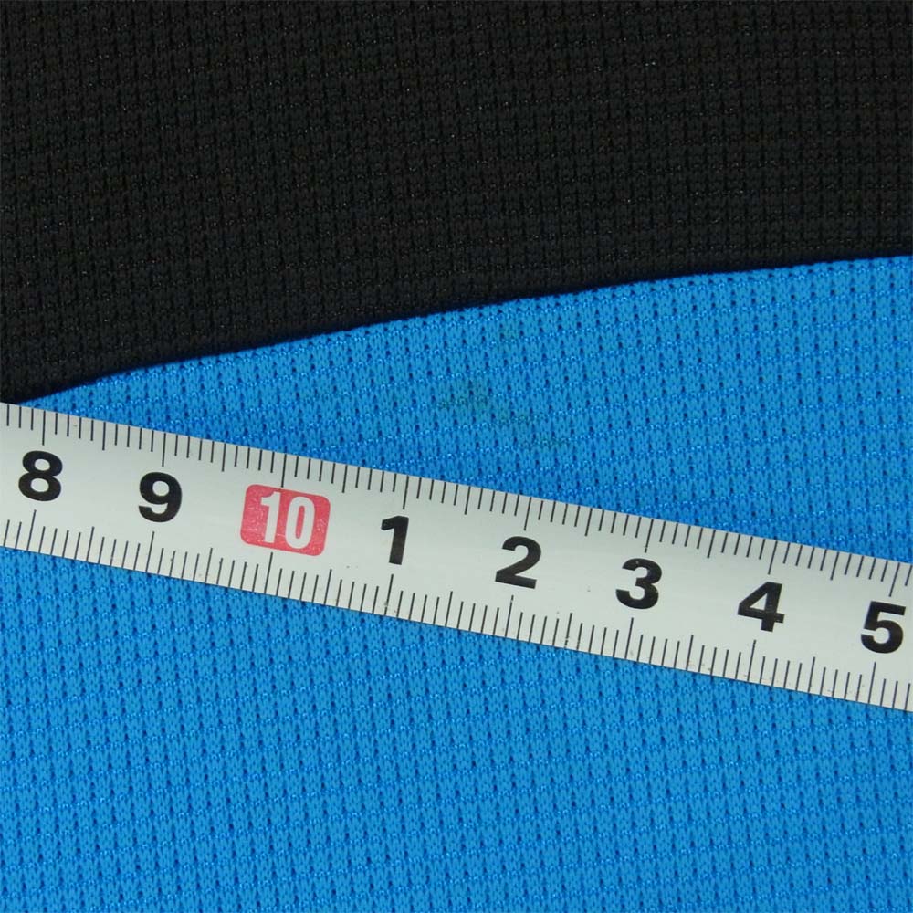 THE NORTH FACE ノースフェイス NT30910 S/S ULTRAWICK GEO MESH ZIP UP ハーフジップ プルオーバー Tシャツ ブルー系 M【中古】
